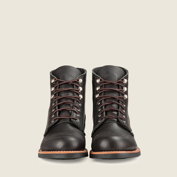 Red Wing Heritage Bot Bayan - Iron Ranger - Short Boundary Deri - Siyah - 93RFQUTPS